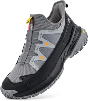 FITVILLE Mens Extra Wide Walking Trainers Slip On G - Footcourt Egypt