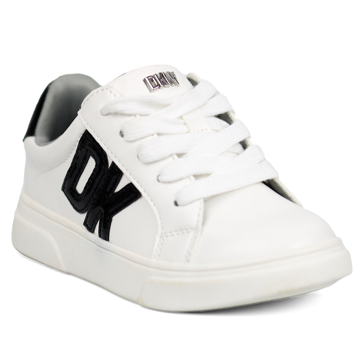 DKNY Kids' Celia Bonnie Sneakers WHT - Footcourt Egypt