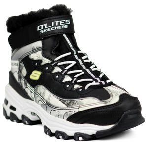 Skechers Boys D Lites Jn99 BKW - Footcourt Egypt