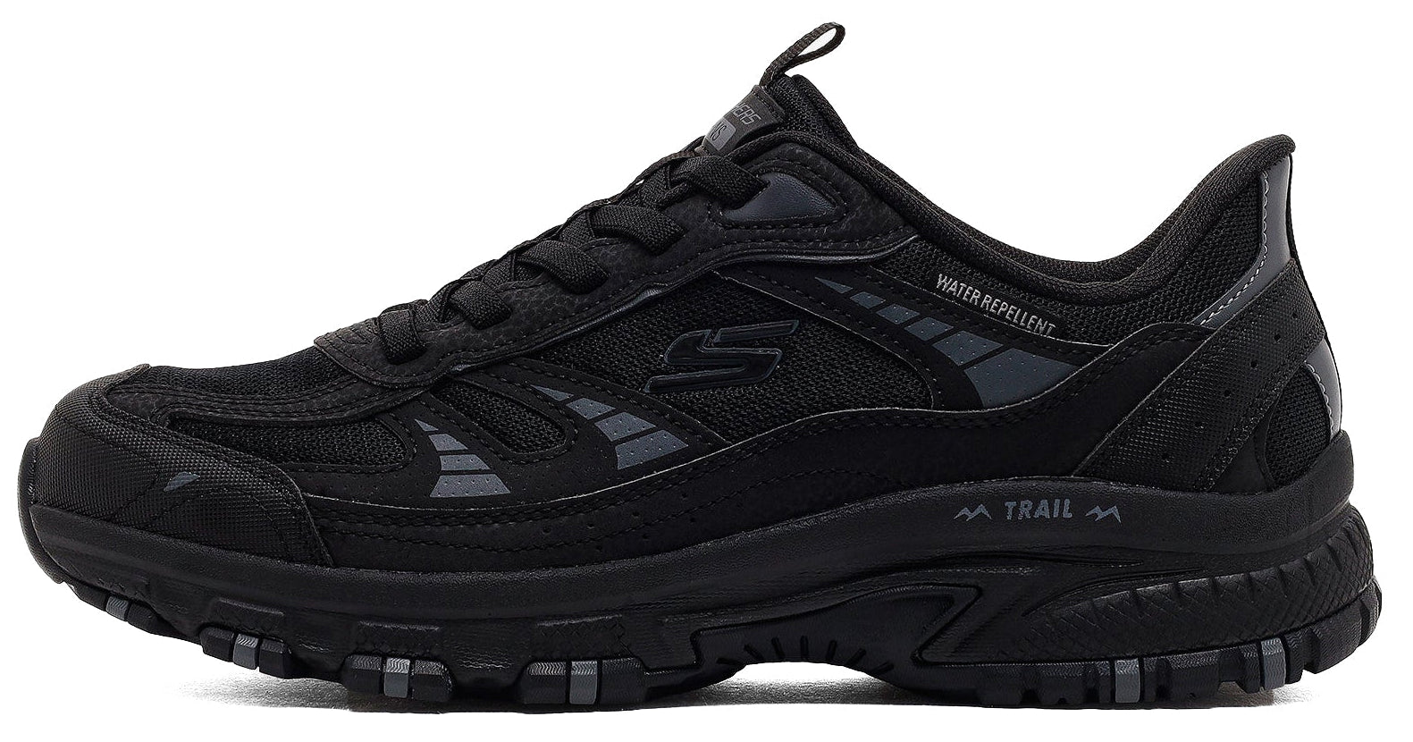 SKECHERS Men's Black Outdoor Shoes - Footcourt Egypt
