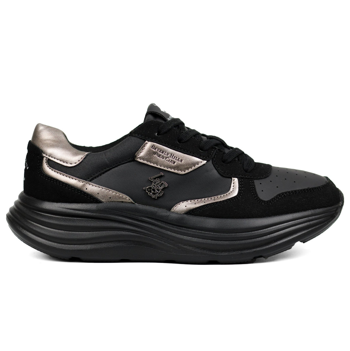 Beverly Hills Polo Club Kenny-W8 Sneakers Bk - Footcourt Egypt