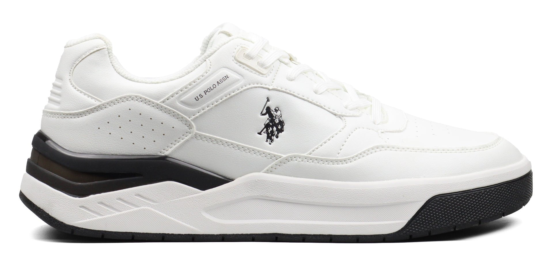 U.S. POLO Eco - leather lace - up sneakers - Footcourt Egypt