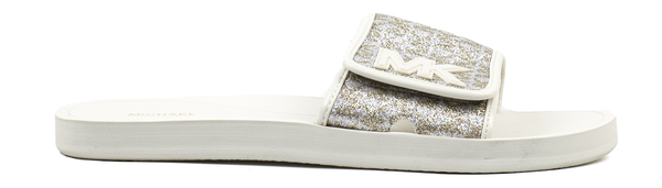Michael Kors MK Logo Chain Mesh Slide A