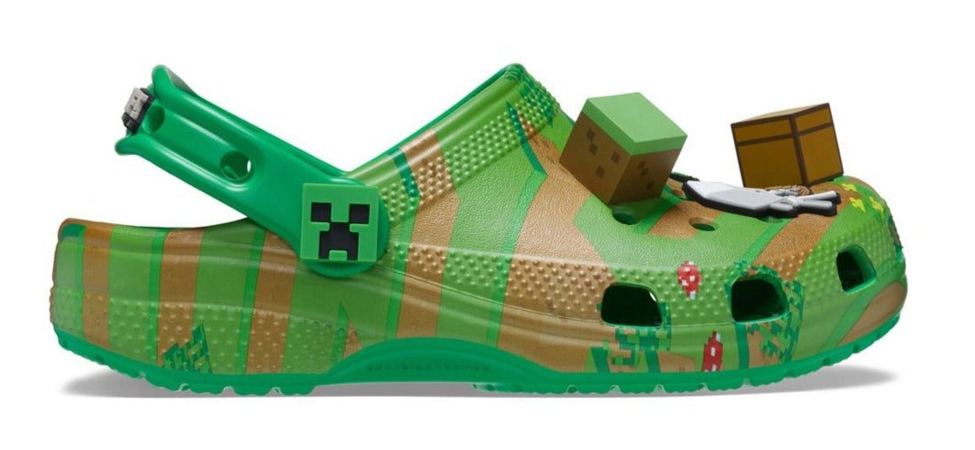 CROCS CLASSIC ELEVATED MINECRAFT CLOG K - Footcourt Egypt