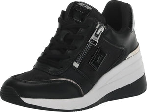 Dkny Kaden Lace - Up Zip Wedge Sneakers - Footcourt Egypt