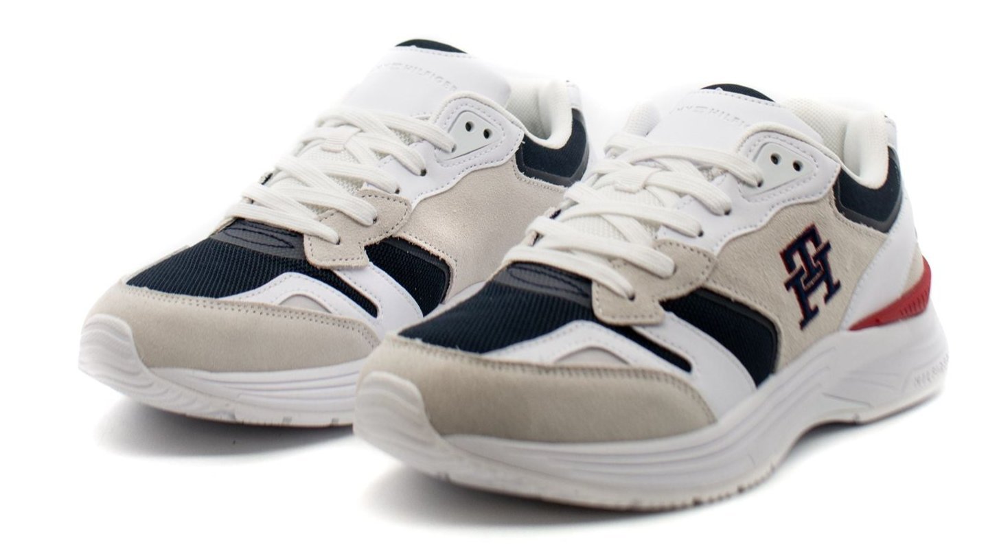 TOMMY HILFIGER TH Modern Monogram Mixed Panel - Footcourt Egypt