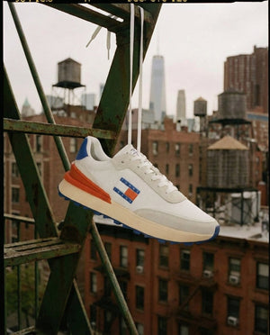 TOMMY HILFIGER Tjm Tech Runner Metalic Mix Sneakers - Footcourt Egypt