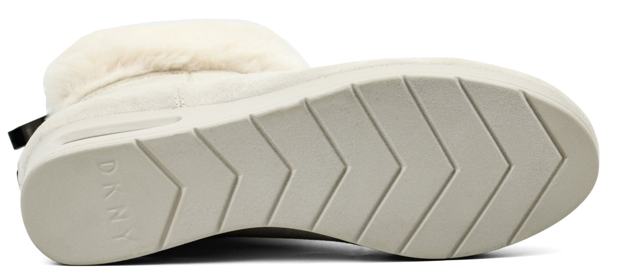 DKNY Womens Abri Faux Suede Faux Fur Booties - Footcourt Egypt