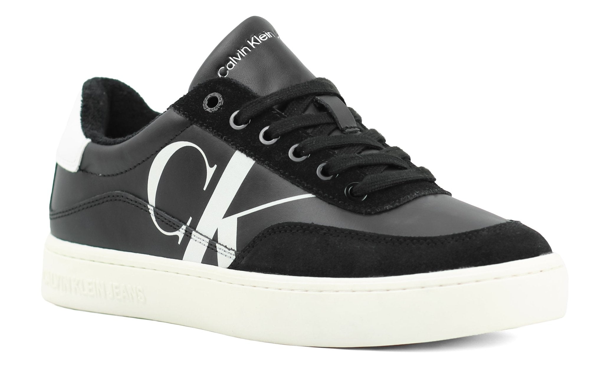 CALVIN KLEIN CLASSIC CUPSOLE LACEUP MIX LTH - Footcourt Egypt