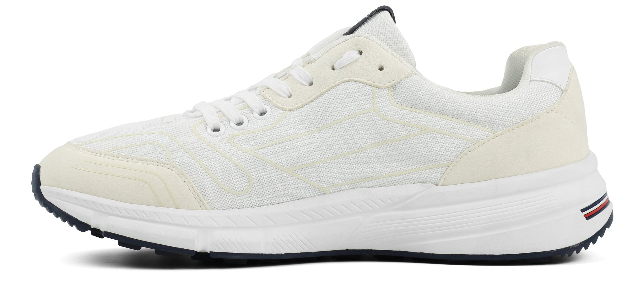 TOMMY HILFIGER Mixed Texture Signature Tape Trainers - Footcourt Egypt
