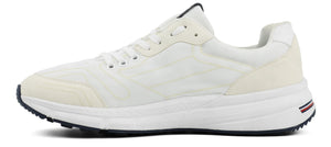 TOMMY HILFIGER Mixed Texture Signature Tape Trainers - Footcourt Egypt