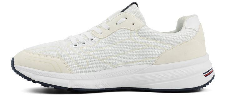TOMMY HILFIGER Mixed Texture Signature Tape Trainers - Footcourt Egypt
