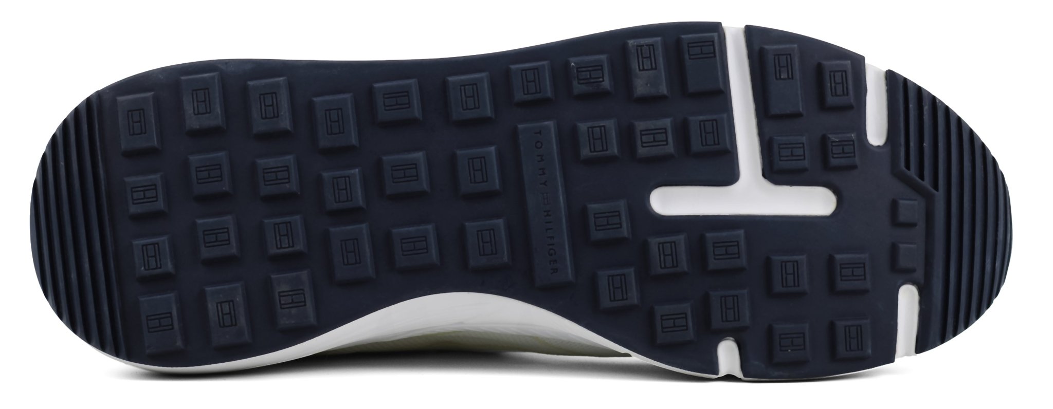 TOMMY HILFIGER Mixed Texture Signature Tape Trainers - Footcourt Egypt