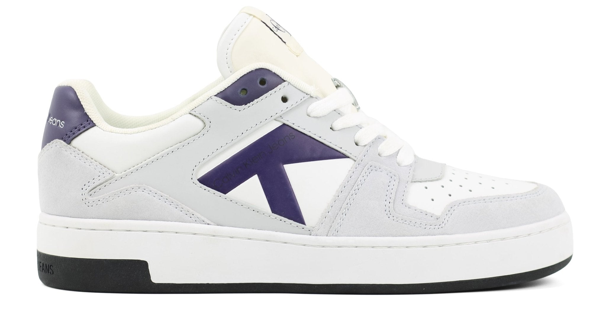 CALVIN KLEIN Basket Cupsole Laceup Mix sneakers - Footcourt Egypt