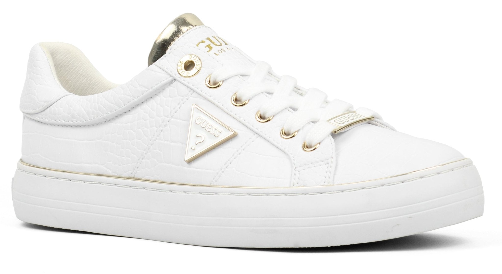 Guess women's sneakers with texture Behind2 - Footcourt Egypt