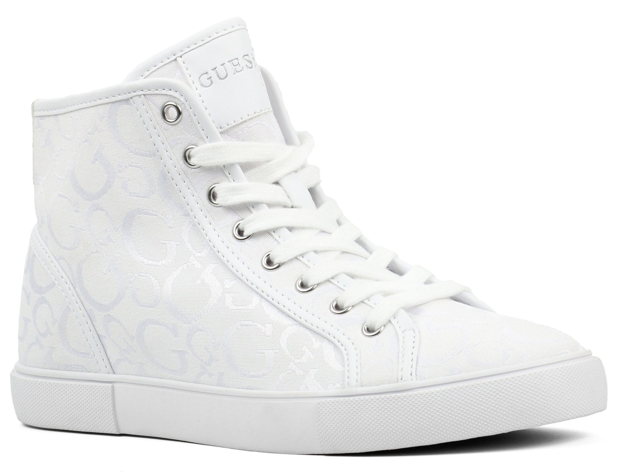 Guess Canvas & Leather High - top - Footcourt Egypt