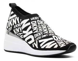 DKNY PARKS Logo Printed Heeled Slip - On - Footcourt Egypt
