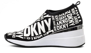 DKNY PARKS Logo Printed Heeled Slip - On - Footcourt Egypt