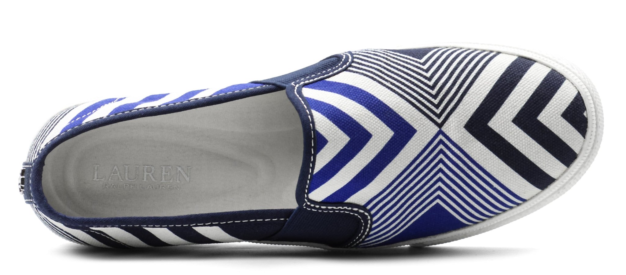 RALPH LAUREN Jinny Faux - Leather Trainer - Footcourt Egypt