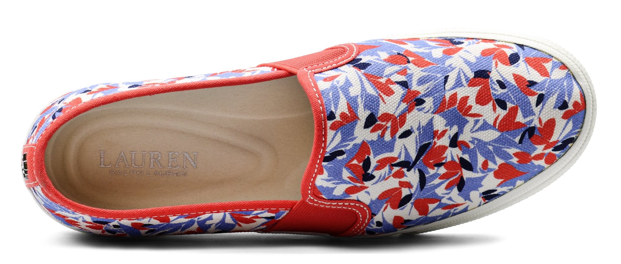 RALPH LAUREN Jinny Faux - Leather Trainer - Footcourt Egypt