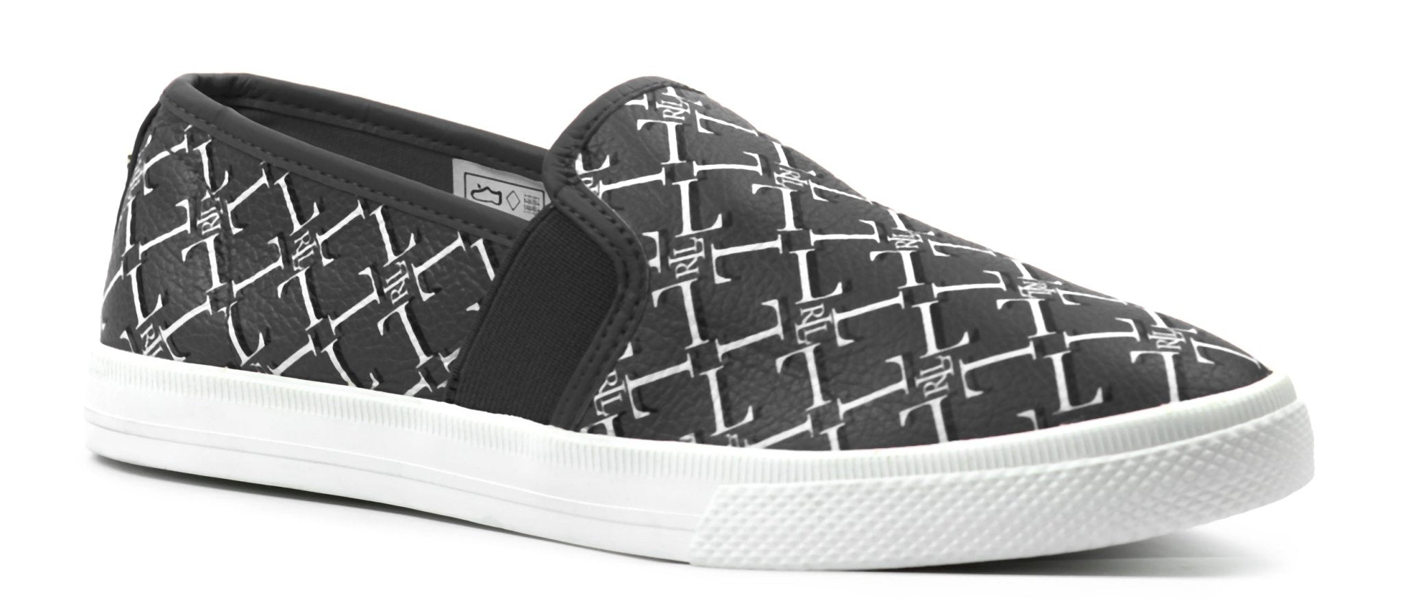 RALPH LAUREN Jinny Faux - Leather Trainer - Footcourt Egypt