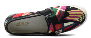 RALPH LAUREN Jinny Faux - Leather Trainer - Footcourt Egypt