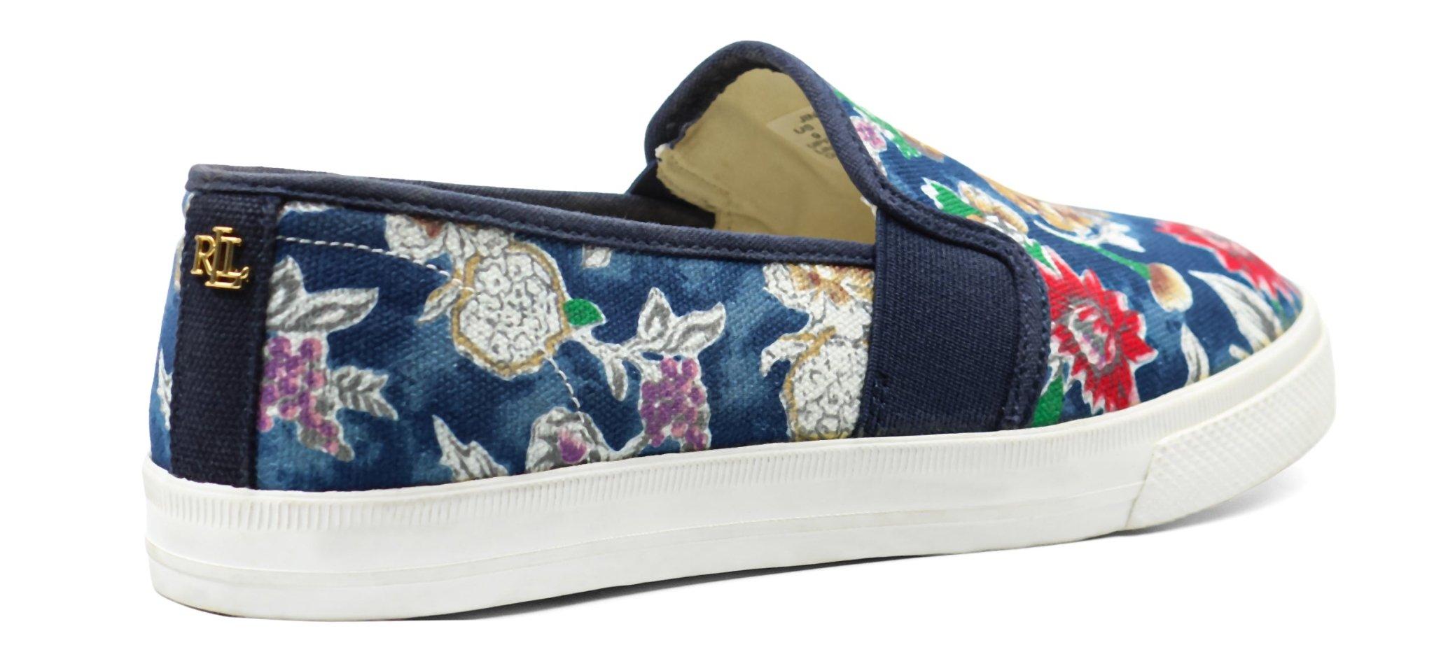 RALPH LAUREN Jinny Faux - Leather Trainer - Footcourt Egypt