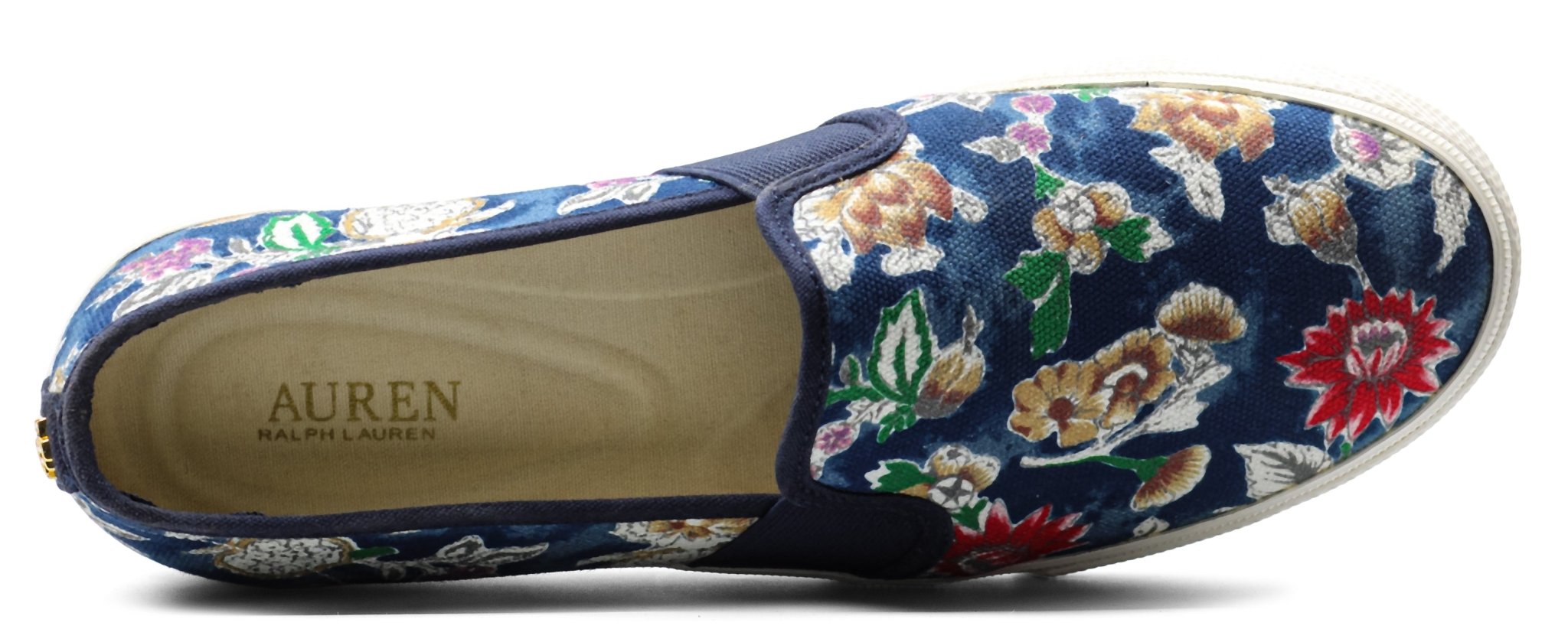 RALPH LAUREN Jinny Faux - Leather Trainer - Footcourt Egypt