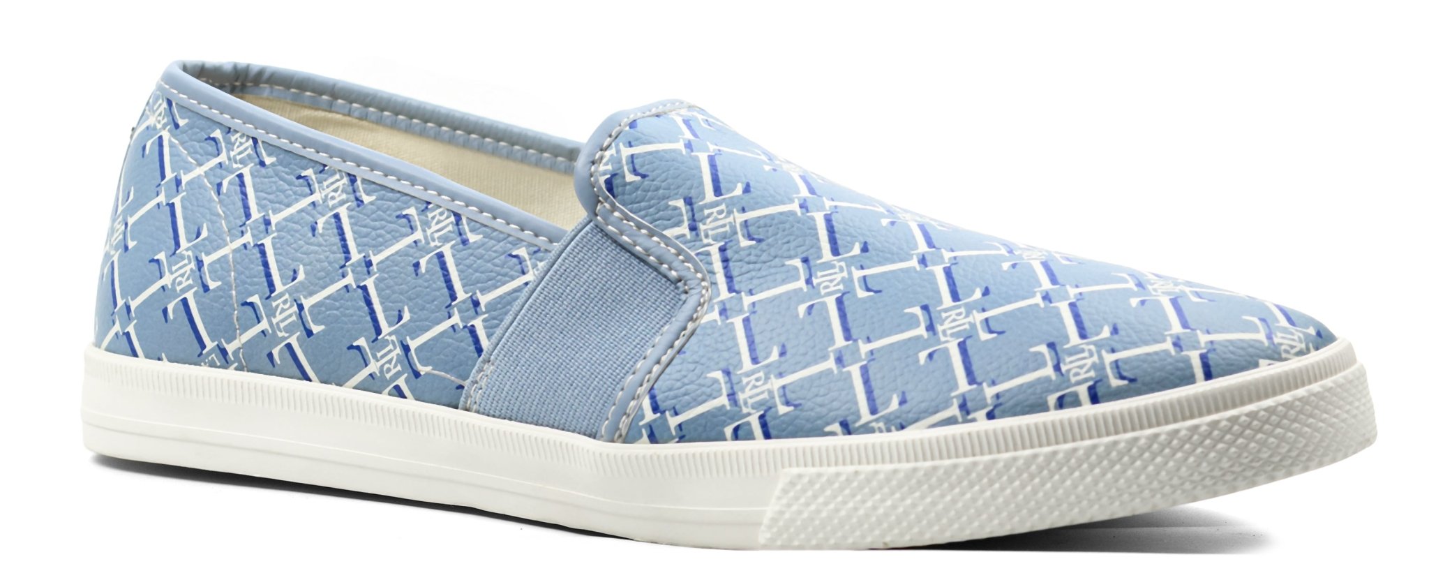 RALPH LAUREN Jinny Faux - Leather Trainer - Footcourt Egypt