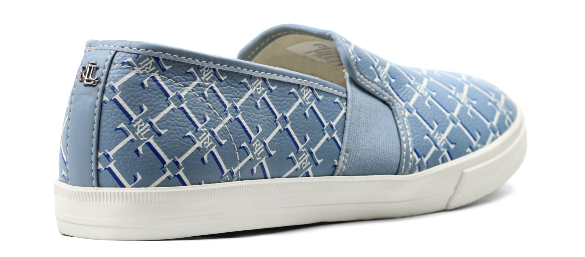 RALPH LAUREN Jinny Faux - Leather Trainer - Footcourt Egypt