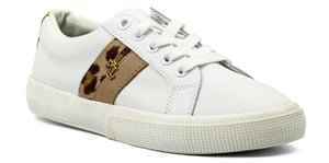 RALPH LAUREN Janson Tiger Leather Sneakers - Footcourt Egypt
