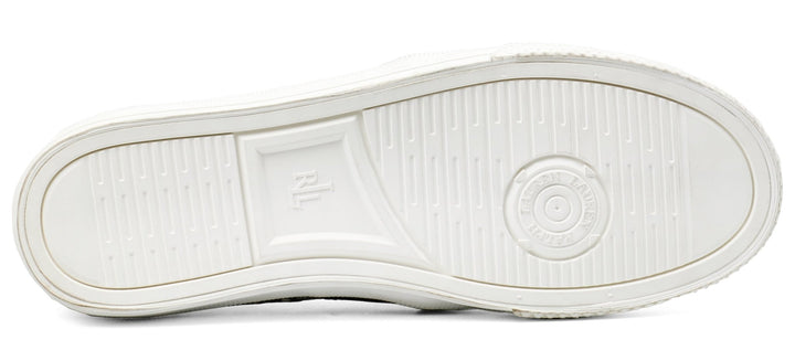 RALPH LAUREN Jinny Faux - Leather Trainer - Footcourt Egypt