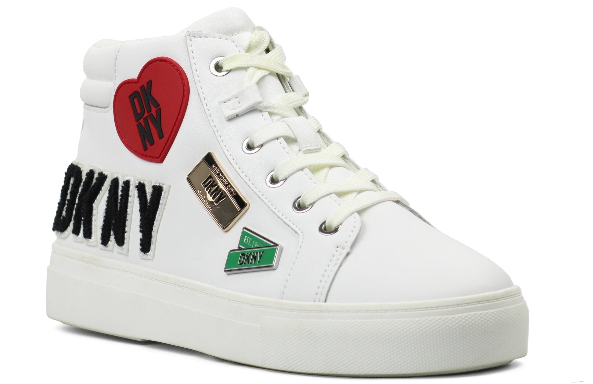 DKNY Coreen City Signs Lace Up Sneakers B - Footcourt Egypt
