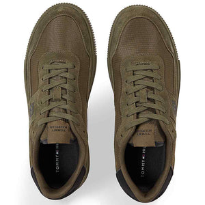 TOMMY HILFIGER Leather lace - up sneakers - Footcourt Egypt