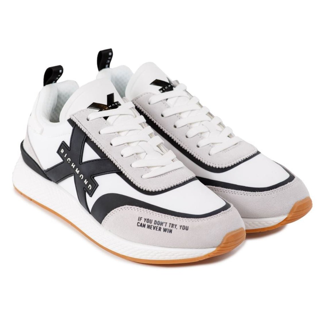 John Richmond 22211CP Viscose Men's Sneakers LGBK - Footcourt Egypt