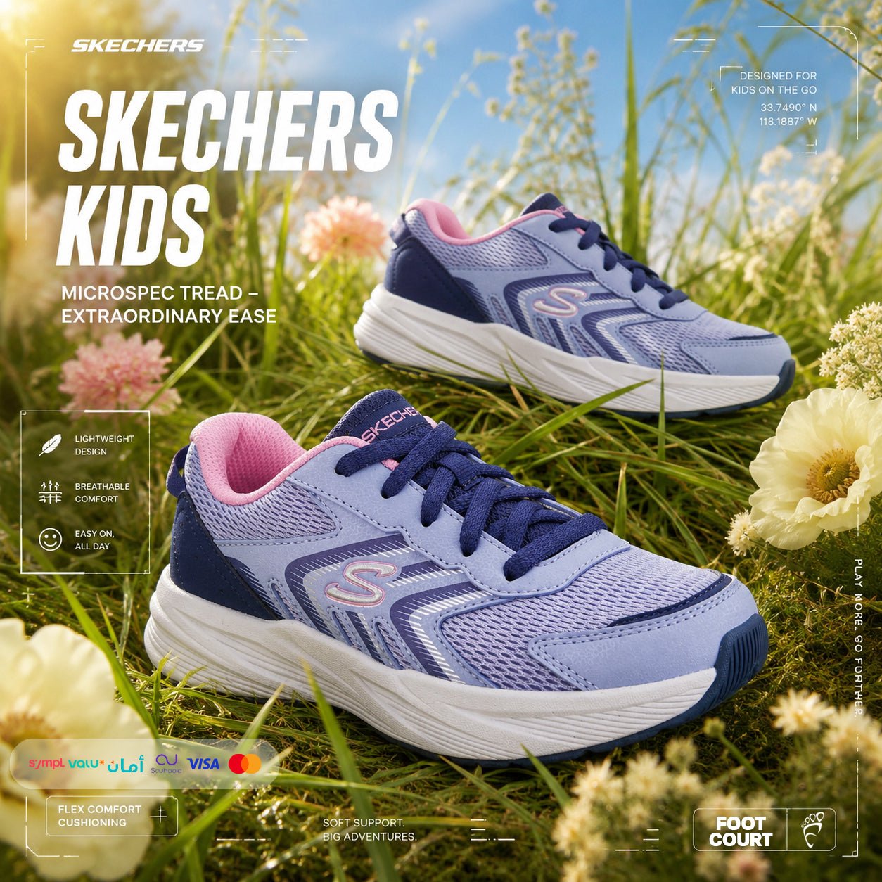 SKECHERS Microspec Tread - Extraordinary Ease L Sneakers - Footcourt Egypt