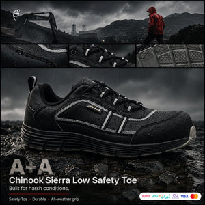 A+A Chinook Sierra Low Safety Toe - Footcourt Egypt