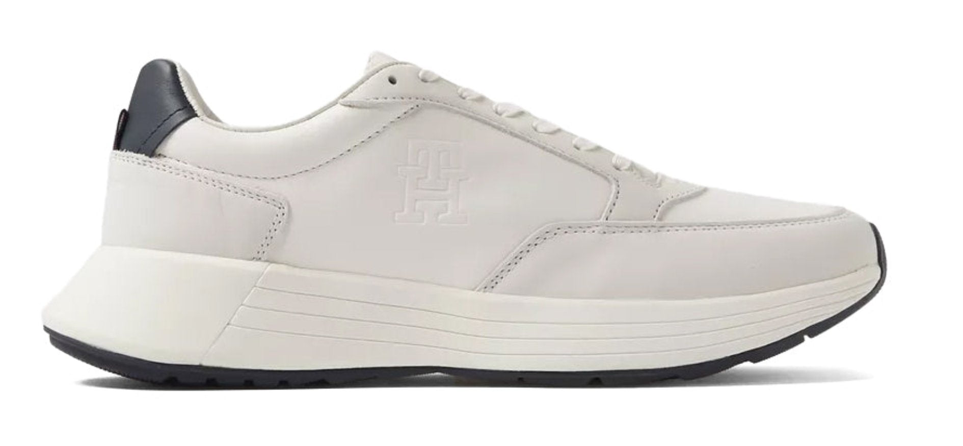 TOMMY HILFIGER Elevated Leather Running Trainers - Footcourt Egypt
