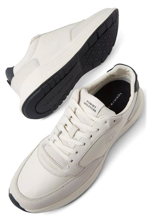 TOMMY HILFIGER Elevated Leather Running Trainers - Footcourt Egypt