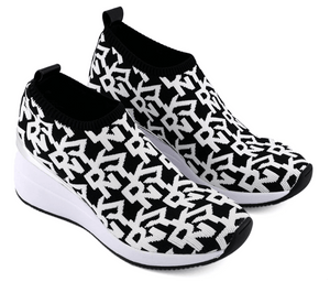 DKNY Women Polly Wedge Sneaker Shoes - Footcourt Egypt