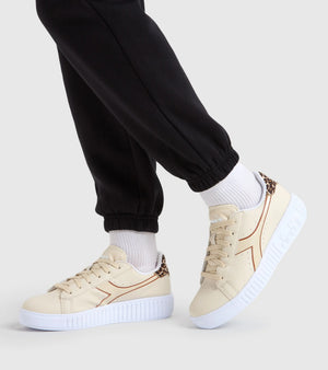 DIADORA GAME STEP P LEOPARD PS GIRLS' SNEAKERS - Footcourt Egypt