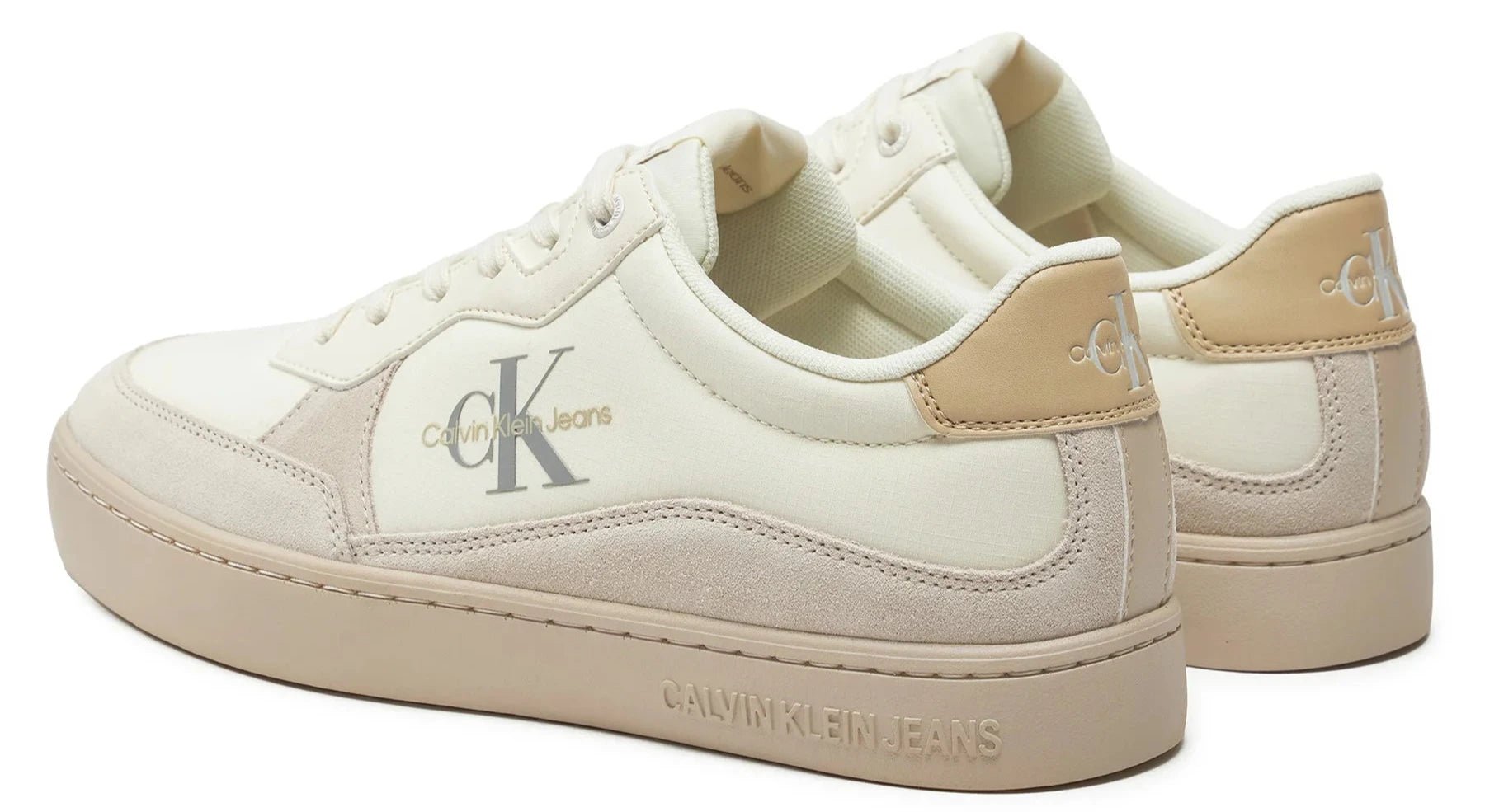 CALVIN KLEIN Classic Cupsole Low Mix Mtl - Footcourt Egypt