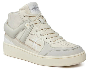 CALVIN KLEIN Basket Cupsole Mid Lth Ml Fad - Footcourt Egypt