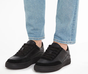 CALVIN KLEIN CLASSIC CUPSOLE LACEUP MIX LTH - Footcourt Egypt