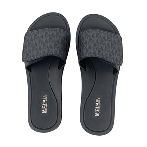Michael Kors MK Signature Logo Print Wade Slide - Footcourt Egypt