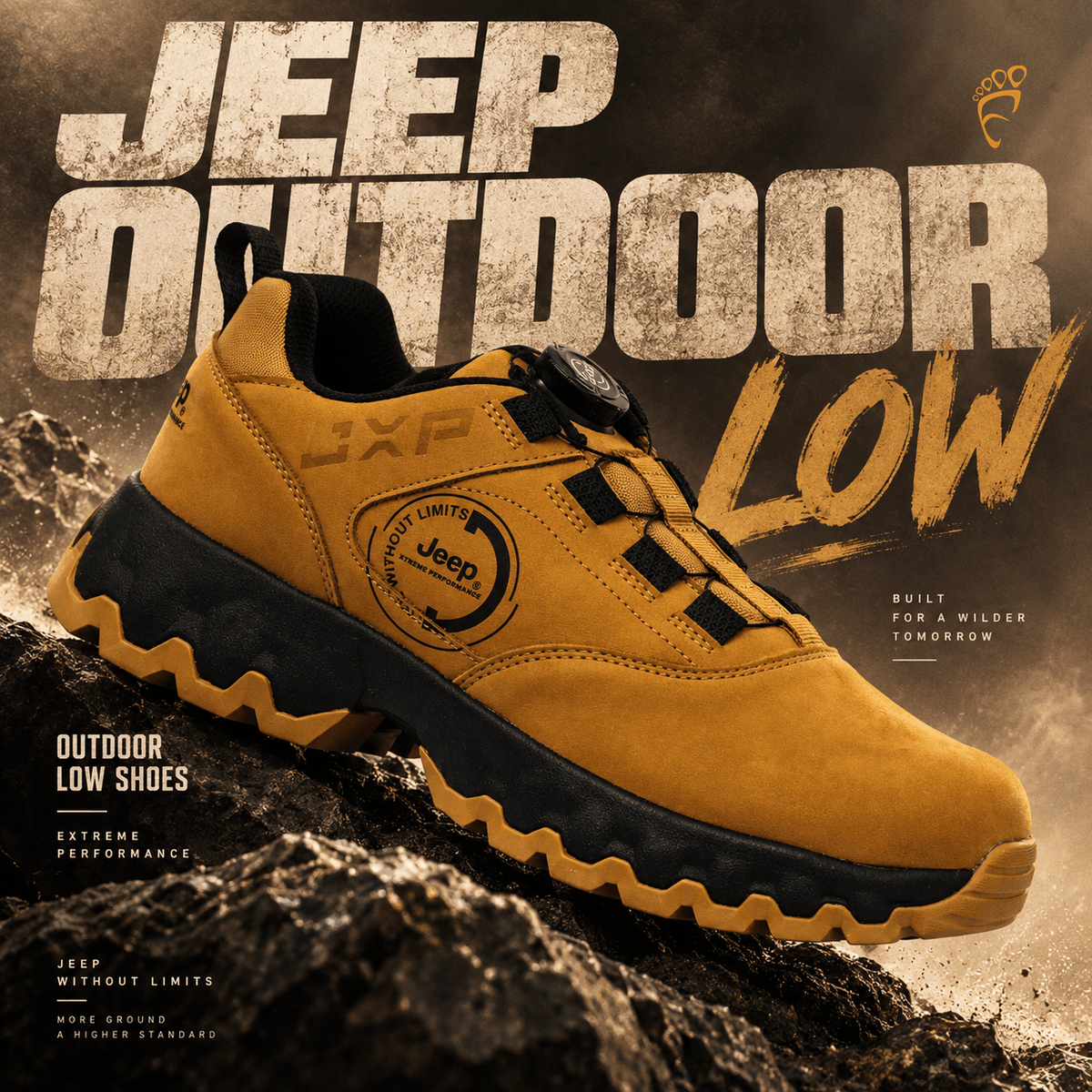 JEEP Outdoor Low Shoes - Footcourt Egypt