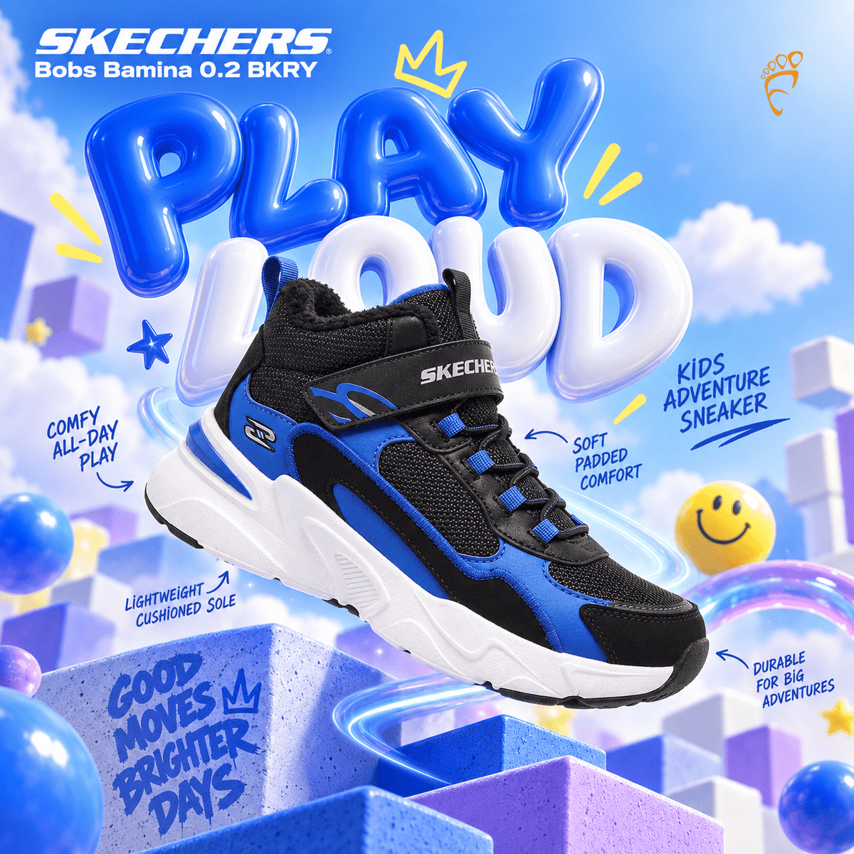 SKECHERS Bobs Bamina 0.2 BKRY - Footcourt Egypt