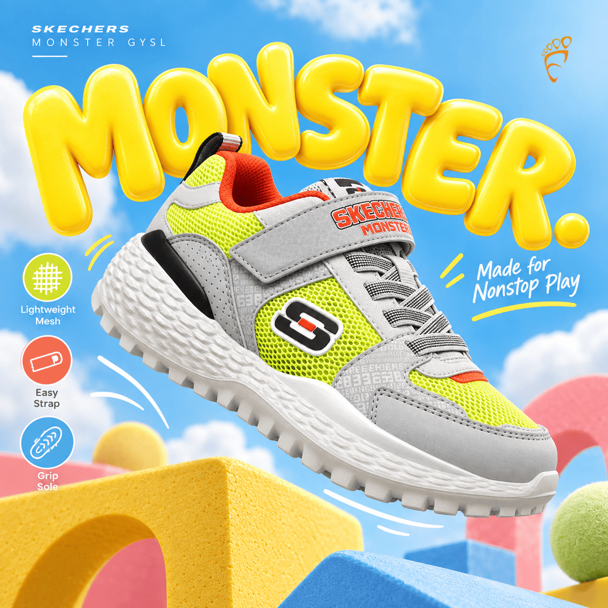 SKECHERS Monster GYSL - Footcourt Egypt