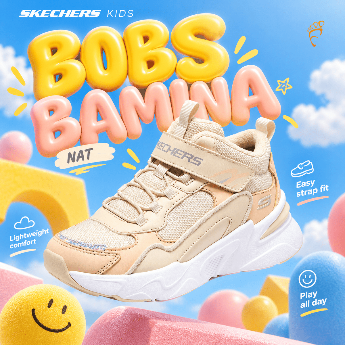 SKECHERS Bobs Bamina NAT - Footcourt Egypt