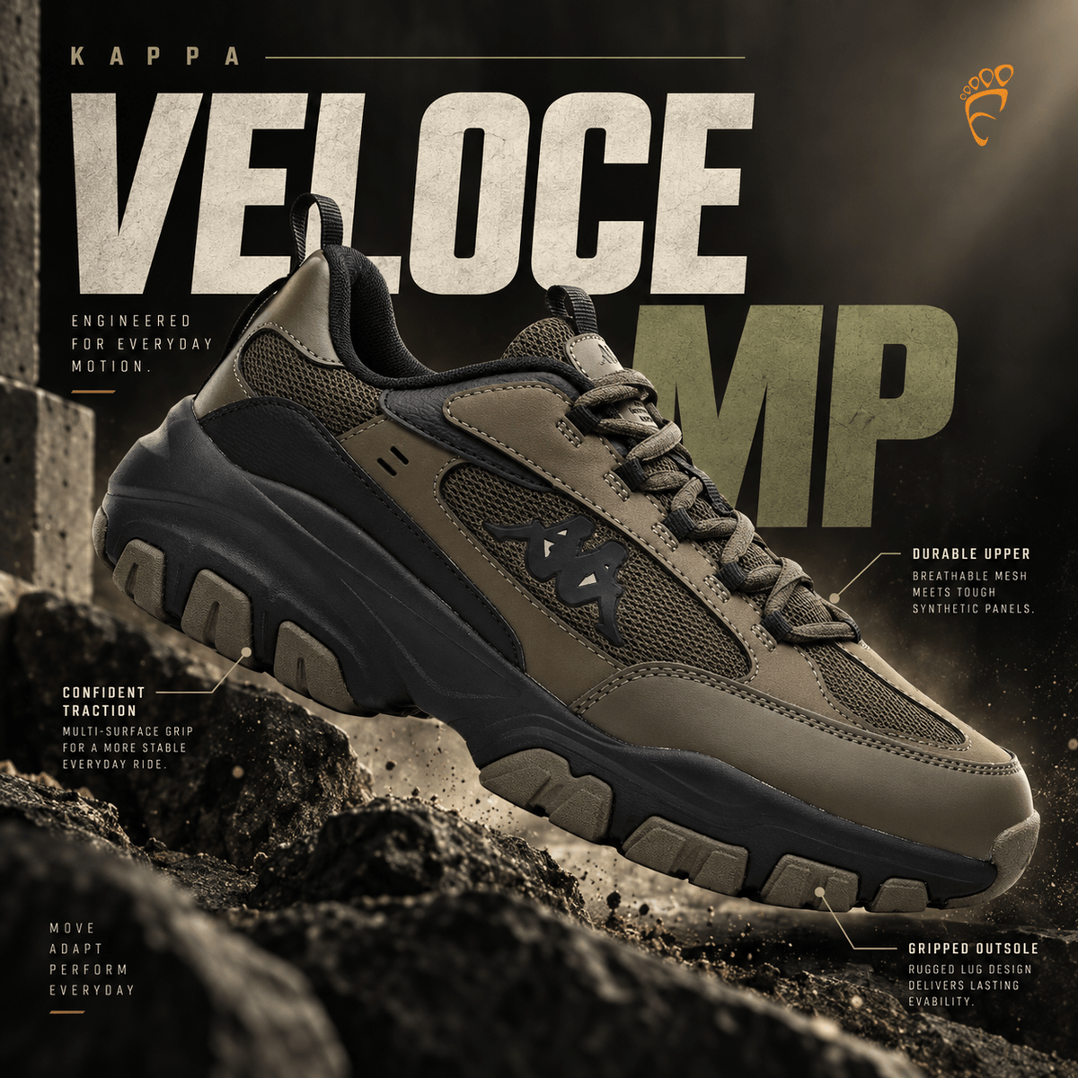 Kappa Veloce Mp sneakers - Footcourt Egypt